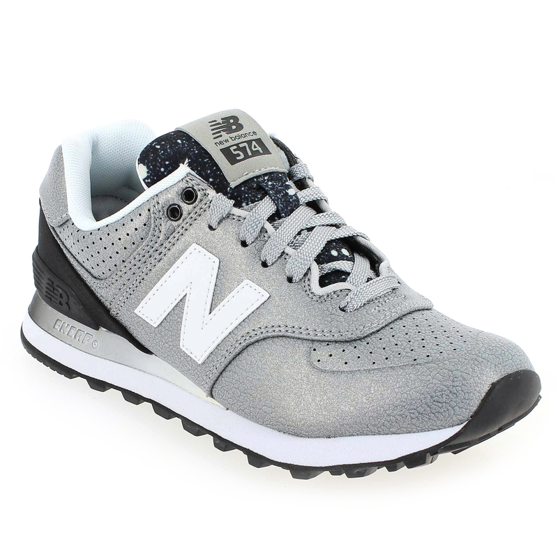 new balance 574 femme bleu argent